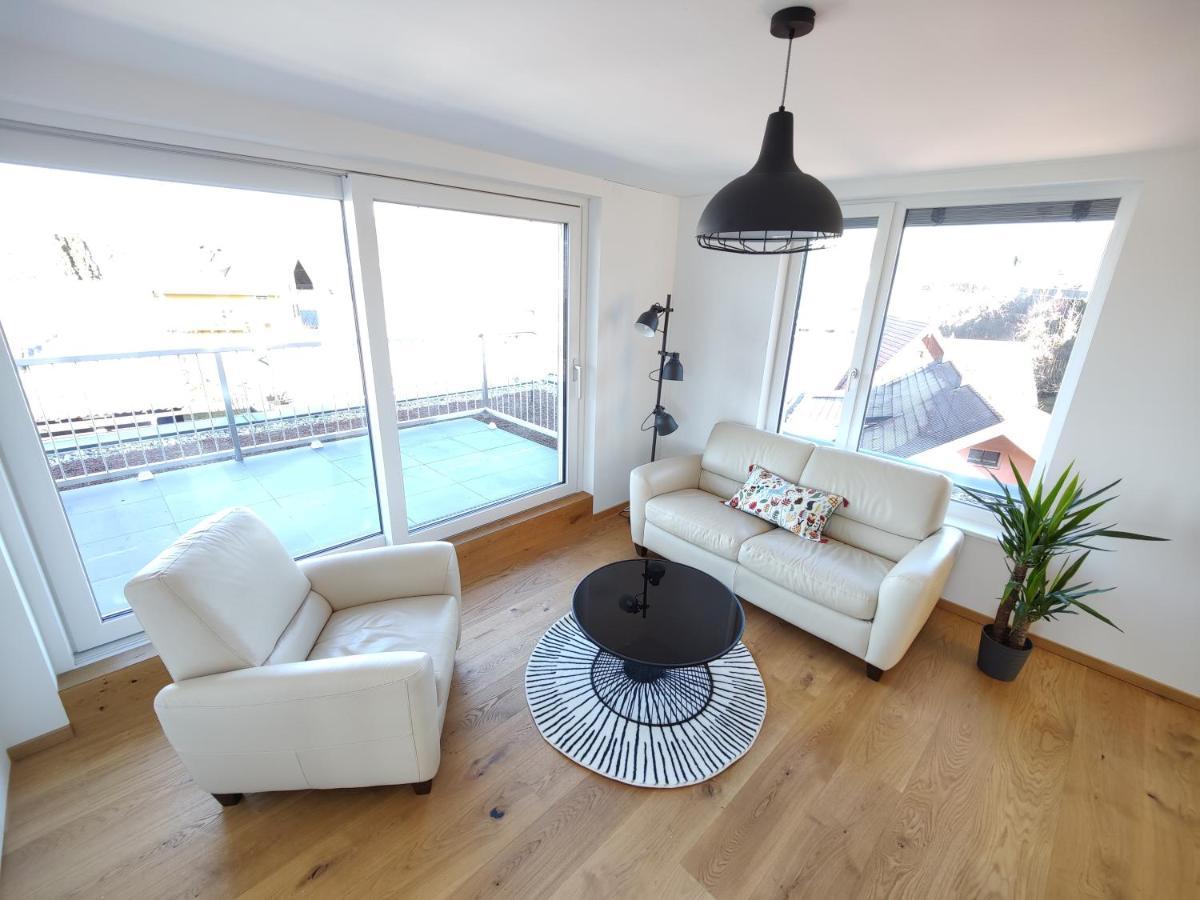 Penthouse Flat Carolina In Salzburg Stadt Luaran gambar